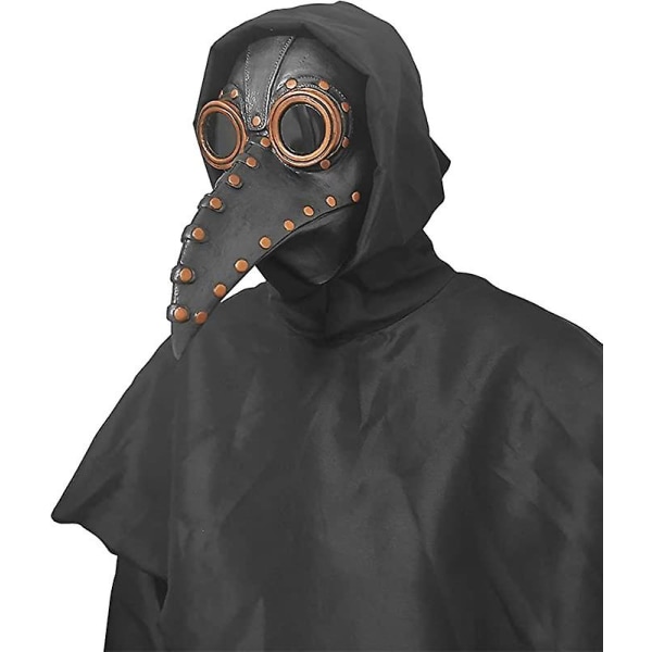 Doctor Plague Mask Raven Mask, Steampunk Proboscis Beak Mask