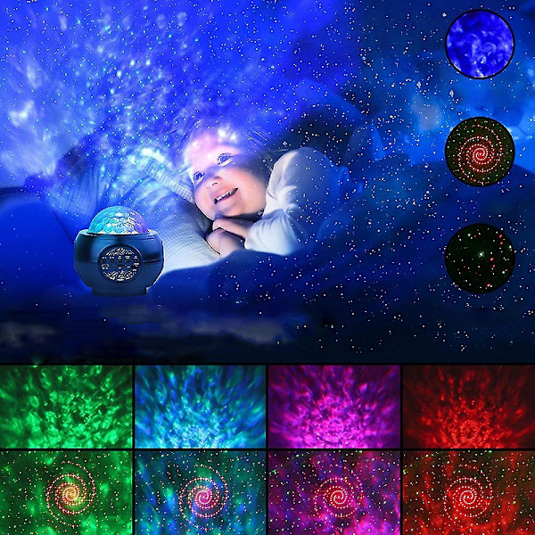 Galaxy Stjerneprojektor Lys Stjernelys Himmel Natlys Loftsprojektor Lys Til Soveværelse Værelse Hjem, Stjernehimmel Projektor USB-drevet