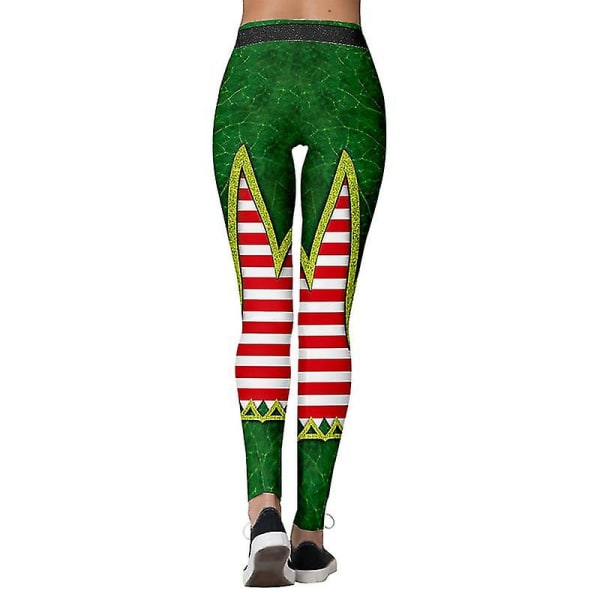 Hmwy-women Joulun uutuus 3D Print Jooga Leggingsit Fitness Gym Pants