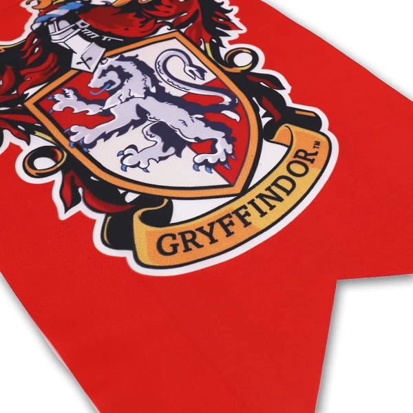 Harry Potter Gryffindor -talon lippu kaksoiskerroksinen seinäkoriste juhliin ja lomaan lippusarja (4 kpl, 12 x 20 tuumaa)