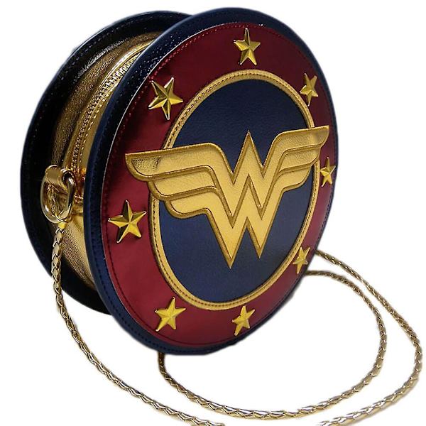 Wonder Woman Logo Rundt Tverrveske