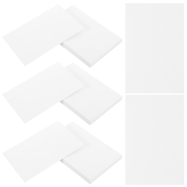 50pcs Blank Cards Flash Cards Memo Card Note Cards Diy Greeting Cards Postcards