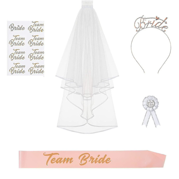 30stk Bachelorette Party Set Rose Gold Group Set For Party
