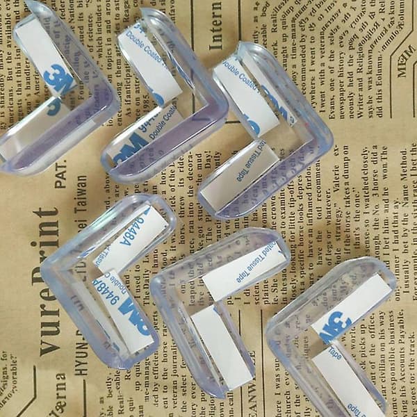 18-pack, bords hörnskydd med 3M-lim, barnsäkerhet
