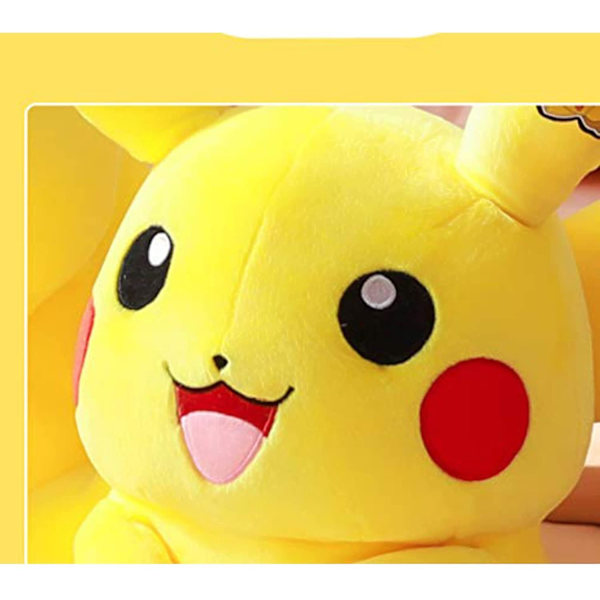 Söpö Iso Pikachu Pehmolelu, Pullea Halaukselle, 40cm