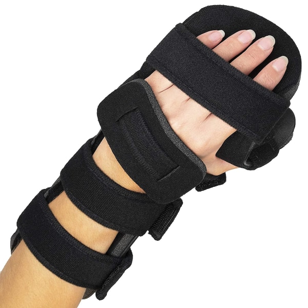 Stroke Hand Splint - Myk hvilende håndskinne for fleksjonskontrakturer, komfortabel strekk og hvile hendene for langvarig enkelhet med funksjonell håndspli