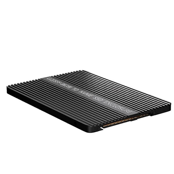 M.2(NGFF) NVMe SSD till U.2 (SFF-8639) 2,5 tums SSD-adapter med kylplatta, Konvertera M.2 NVMe SSD till U.2 Ej för SATA