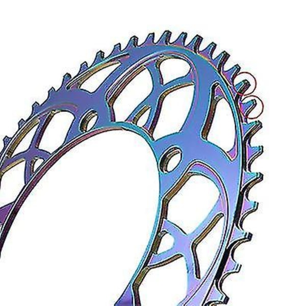 Ersättningscykelkedjering av aluminiumlegering Stronglight 130bcd 56t 54t för hopfällbar cykel, mountainbike colorful 56 tooth