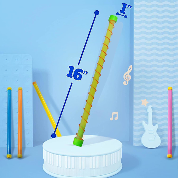 16" Groan Tube Noise Makers, 5pack Multicolor Groan Tube Noise Maker