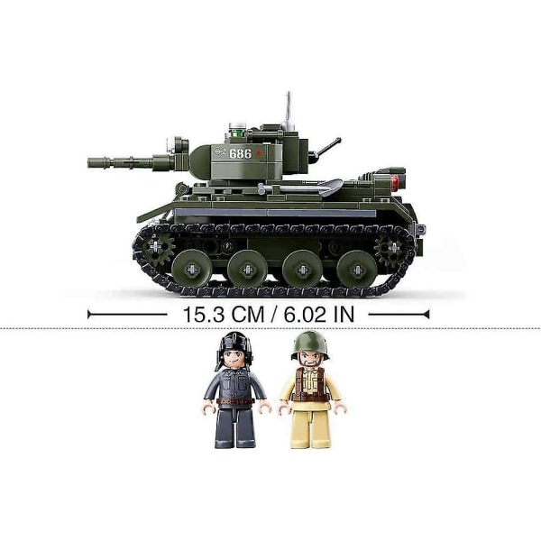 Sluban Allied Kavalleri Tank Byggstenar