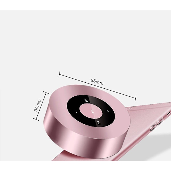 [ Smart Touch ] Bluetooth-högtalare Premium Roséguld Minihögtalare Med Bärbar Vattentät Väska Micro