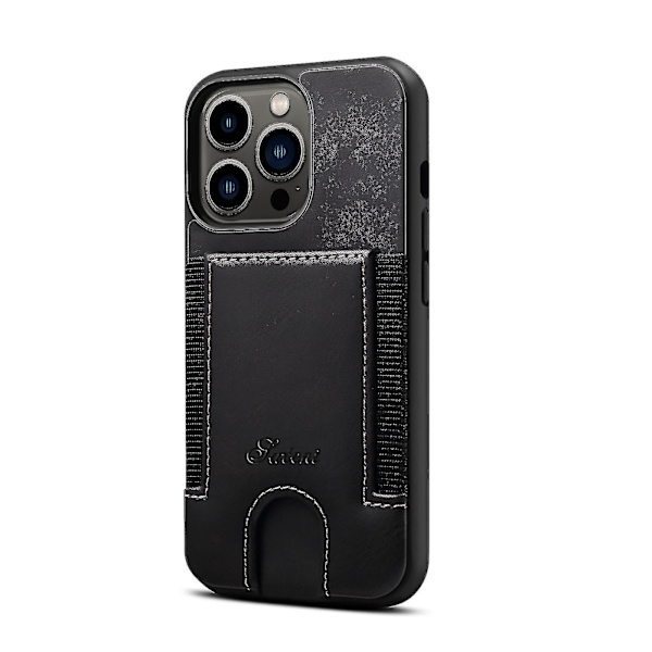 Wekity Slim Card Case suunniteltu iPhone 13 / iPhone 13 Pro - Lompakkokotelo korttipidikkeellä - Suojaava/naarmuuntumaton - Yhteensopiva Apple iPhonen kanssa