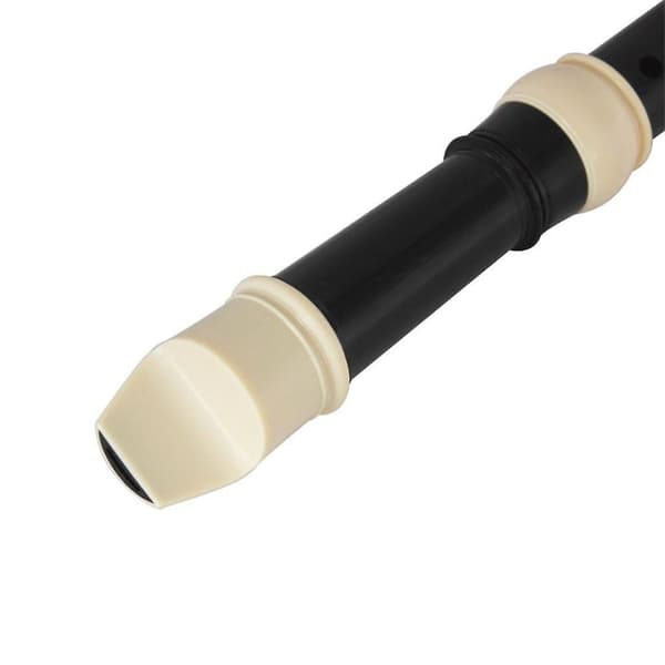Britisk barok diskant B-tone ABS-klarinet med 8 huller, sort