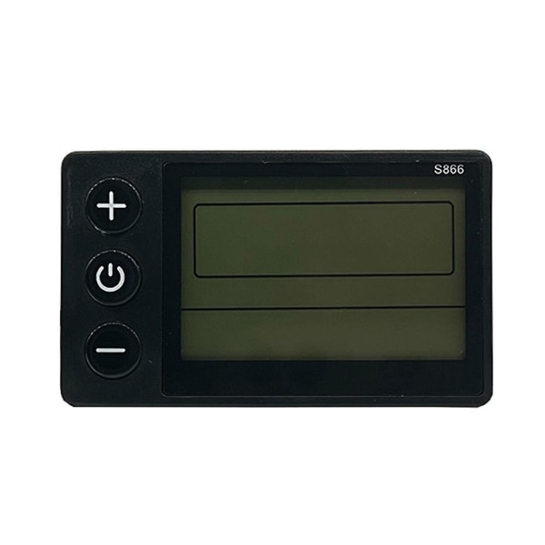 Elektrisk cykeldisplay 24v/36v/48v Vattentät Lcd-display S866 Controller Panel Dashboard För Ele