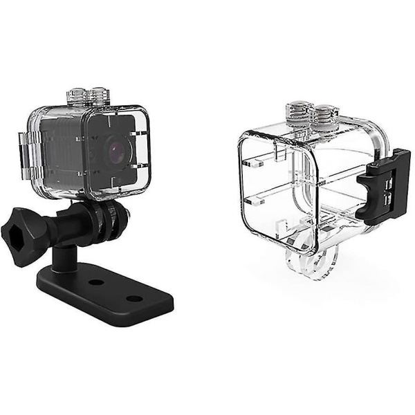 Sq12 Ultra High Definition Mini Wifi-fjärrkamera 155 graders vidvinkelobjektiv (svart)