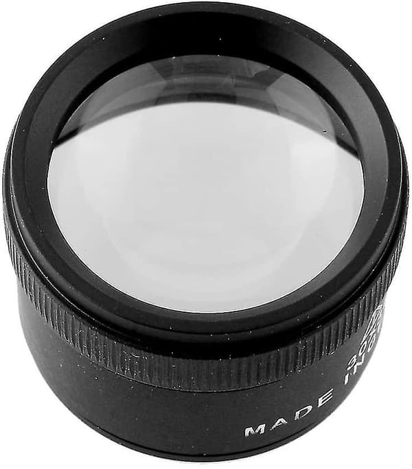 30x Bärbar fickläsare Lupp Optik Luppar Mini Skrivbordsförstorare Loop