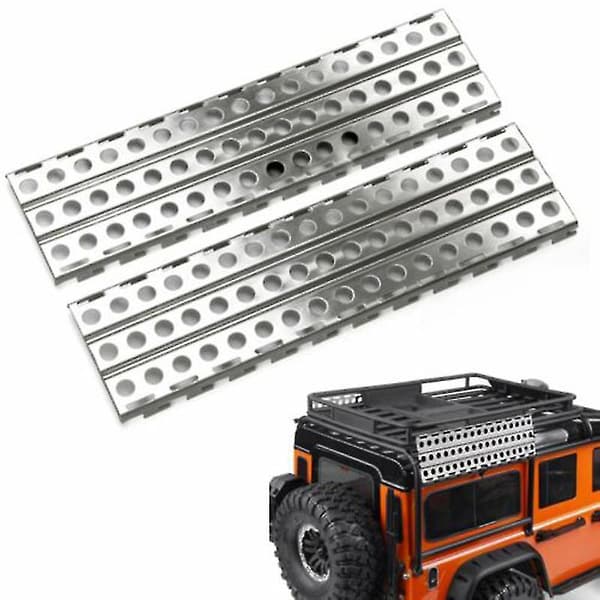 2 stk. rustfrit stål sand stiger bræt til Axial Scx10 -4 D