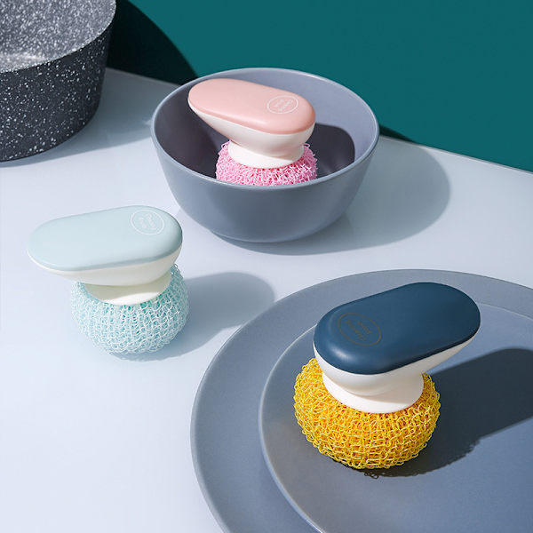 4 stålboll diskborste nylon skurplattor icke-repa disk skrubb green