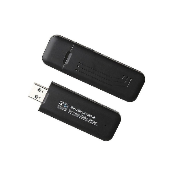 1200mbps Usb3.0 Wifi-sovitin Kaksikaistainen 2.4g/5.8g Gigabit Wifi-lähetin-vastaanotin Langaton verkkokortti