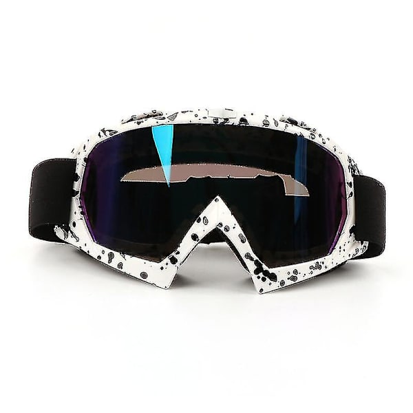 Moottoripyörälasit, Atv Dirt Bike Off Road Racing Mx Riding Goggle Anti-scratch Dustproof Bendable Eyewear Padded Soft Thick Foam,adjustable Strap Adu