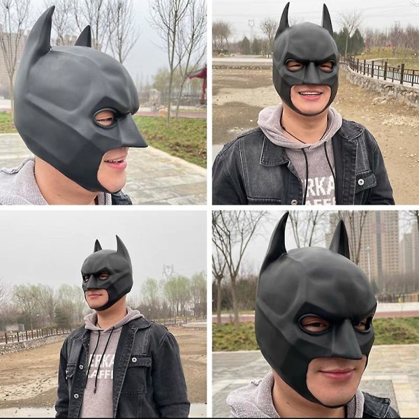 Batman Cosplay Maske Cosplay Kostyme Tilbehør Halloween Karneval Fest Herre Hodeplagg Rekvisita