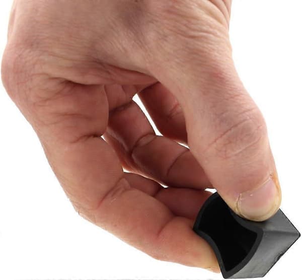 Firkantede Gummi Endestykker til Stole, Borde, Møbelben, 50 mm (Sort 4 stk)