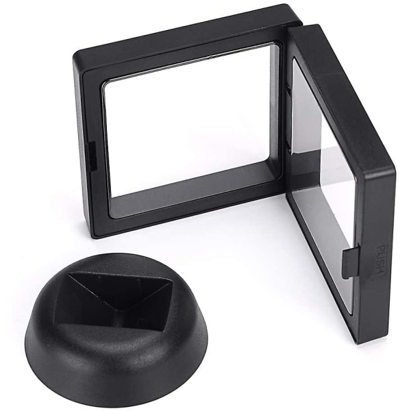 10 stk. Mønt Display Case, 3D Flydende Display Ramme, Flydende Display Case