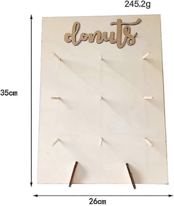 Donut Holder Stativ Bord Donuts Rack Tre Donuts Display