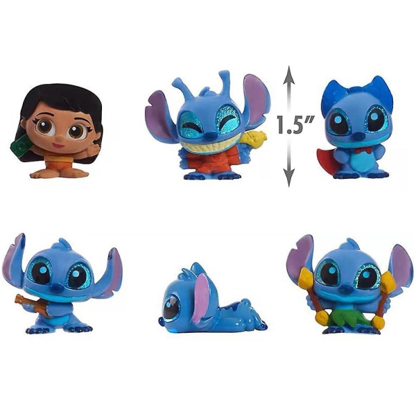 Disney Doorables Stitch Favors Legetøj Til Børn Tegneseriesøm Model Børn Fødselsdagsfest Bulk Legetøj Skatteboks til drenge og piger