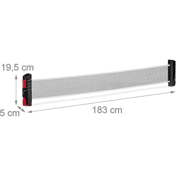 Bordtennisnett, Ping Pong, Utvidbar, 180 Cm Bred, Klips