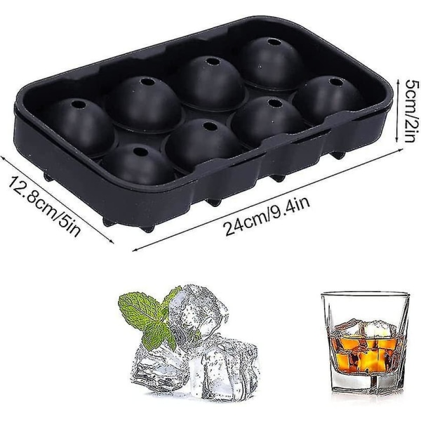 Silicone Ice Cube Tray, Round Ice Cube Mold, Reusable Ice Cube Tray, Ice Cube Gift