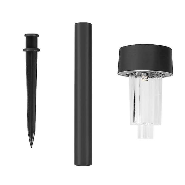 Udendørs LED-plænelamper, hvide, 10 stk.