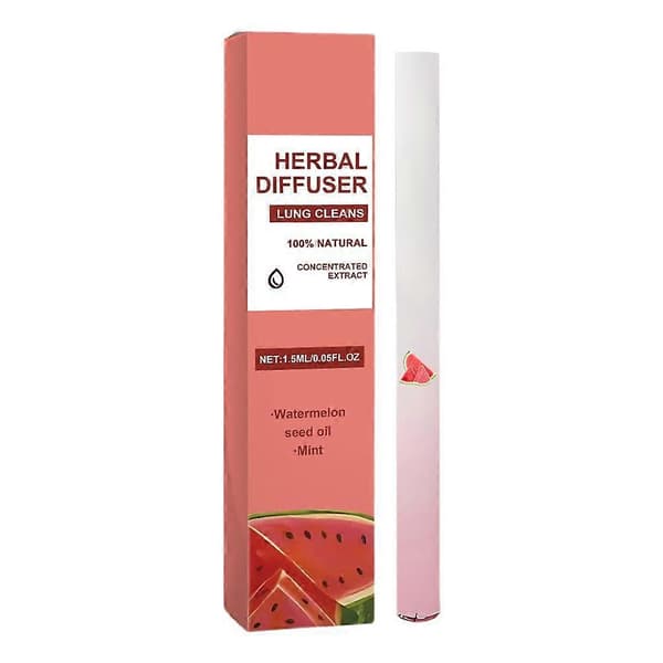 Vandmelonfrø Aromaterapi Stick - Alkoholfri Næseinhalator mod Stress red