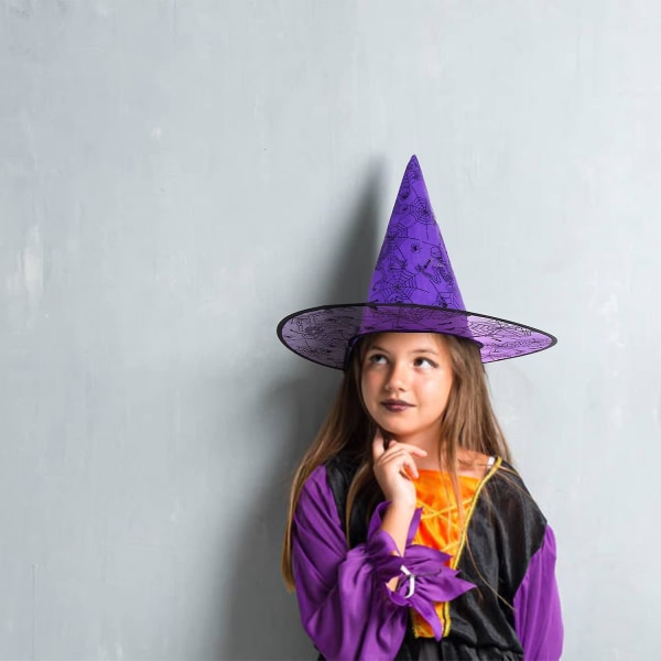 Heksehat til børn og kvinder - Halloween-kostumetilbehør