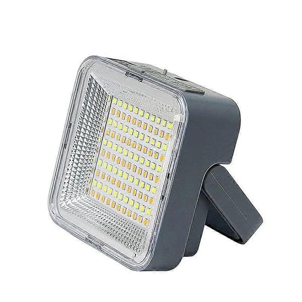 Mini solcelleoppladbar multifunksjonell søkelys, utendørs bærbar LED Grey