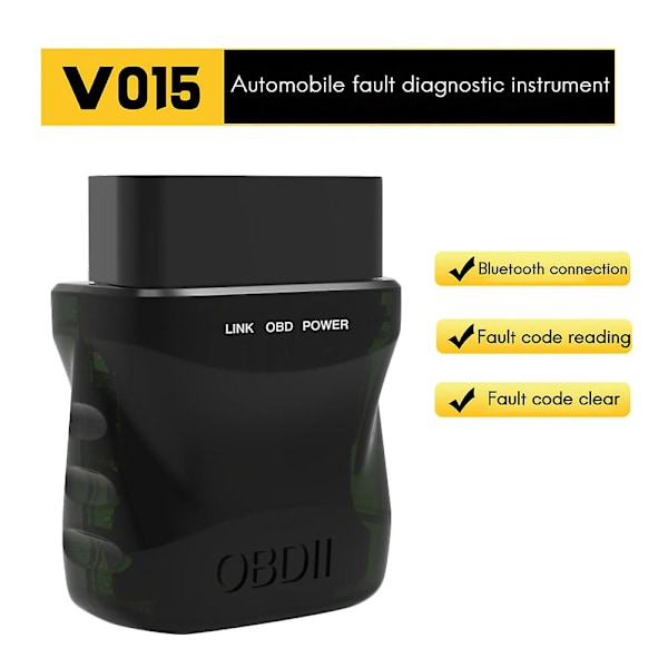 Ny OBD2 Scanner Bluetooth 4.0 Kodelæser til / Android Auto Diagnostisk Scan Tool Nulstil Check Engi