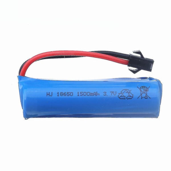 3.7v 1500mah 18650 Li-ion batteri til fjernbetjening helikopter