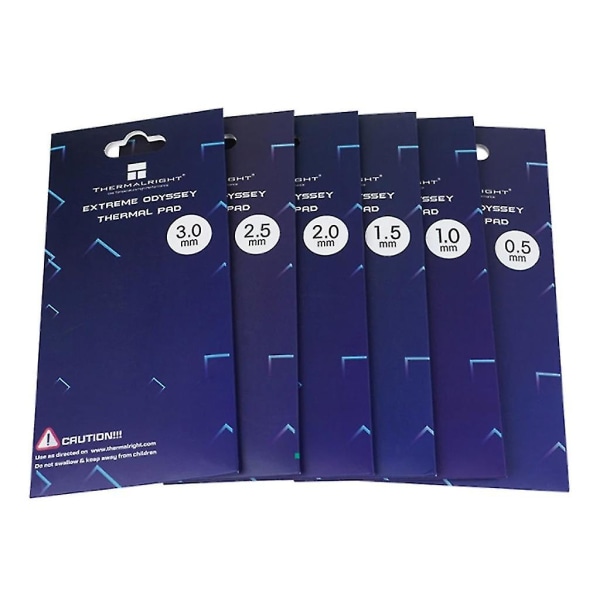 85x45mm Silikon Termisk Pude For Cpu Gpu Kjøleribbe 0.5 1.0 1.5 2.0 2.5 3.0mm-2mm-
