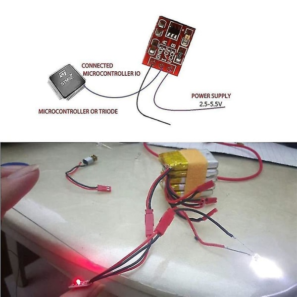 100 stk. Ttp223 Touch Key Switch Modul Touching Button - Låsning/Ingen Låsning Kapacitive Kontakter Singl
