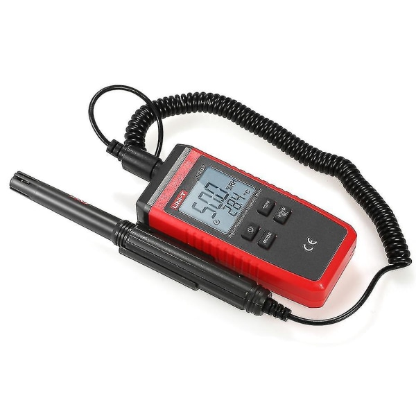 Uni-t Ut333s Mini temperatur- og luftfuktighetsmåler Lcd digitalt termo-hygrometer Psykrometertester med enhet. [gratis frakt]