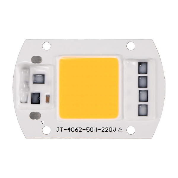 220v LED-projektør 20/30/50w Koldt/varmt hvidt Cob-chip Smart Ic
