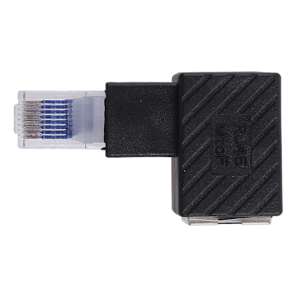 90 Rj45 Kobling Lan Nettverk Ethernet Hunn til Hunn Forlengelsesadapterhode