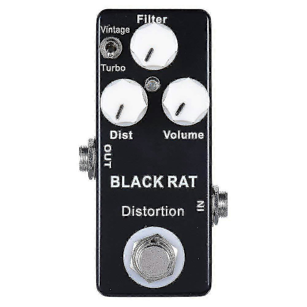 Mosky Black Rat Distortion Mini Gitarr Effektpedal