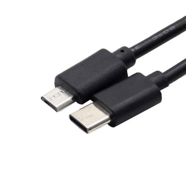 Type-C Han till V8 Micro USB Han Kabel Mobiltelefon USB C Data Synkronisering