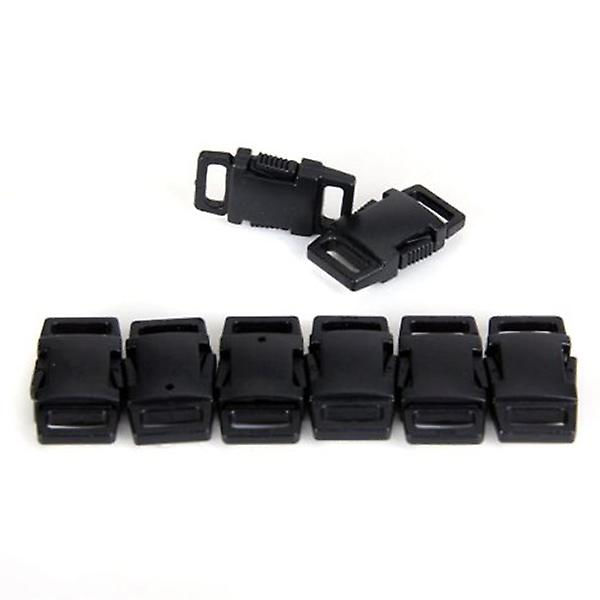 50 stk hurtigutløser spenne armbånd sideutløser spenne snor armbånd sideutløser klipser webbing skyveknapp