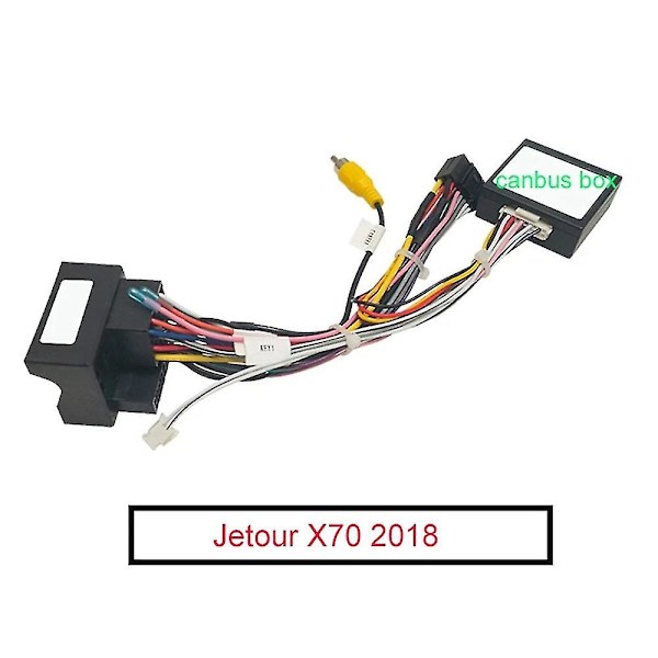 Bil 16pin Android Audio Power Harness Med Canbus Box Til Je