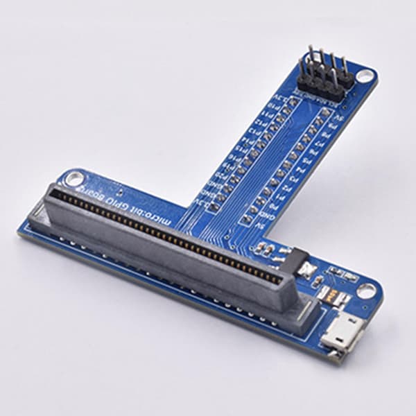 T-tyyppinen laajennussovitin Microbit-leipälaudalle Python-grafiikkaohjelmointirajapinta Bbc Micille