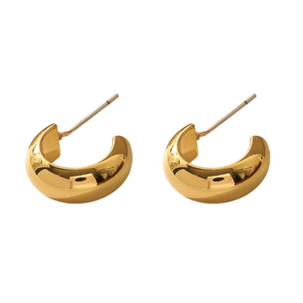 Niche Design Gold Drop Earrings for Women