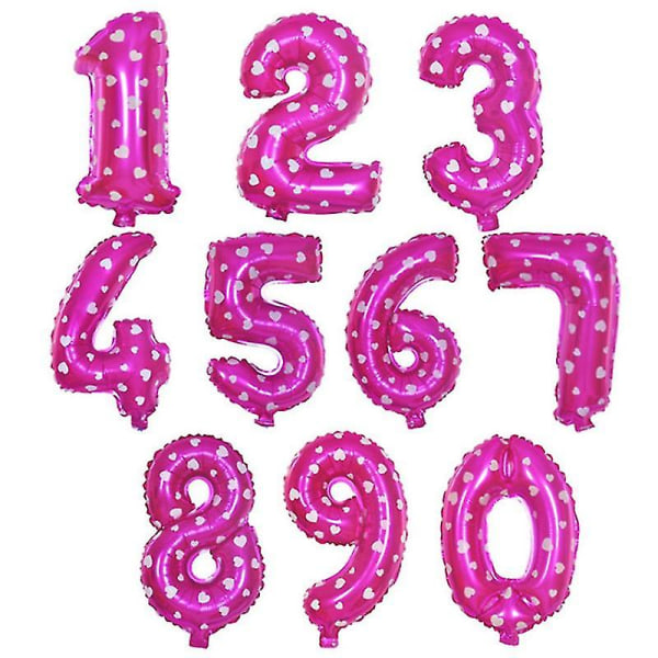 16 tuuman numerofoliopallo syntymäpäivä- ja vuosipäiväkoristeluun alumiinifolionumero