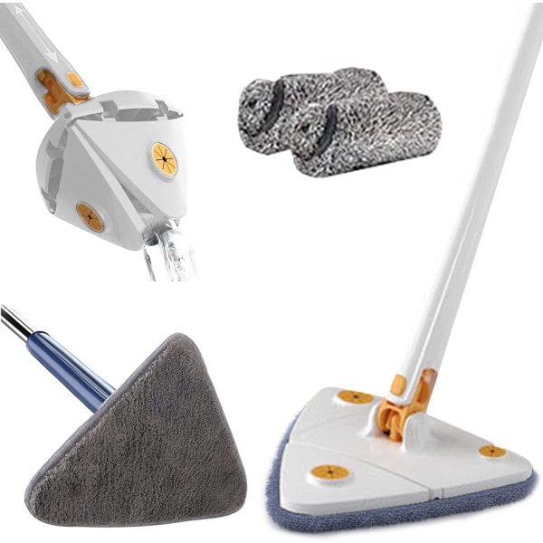 360° Rotatable Adjustable Cleaning Mop, Wet & Dry Microfiber